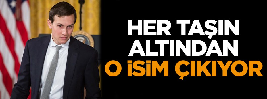 Her taşın altından o isim çıkıyor