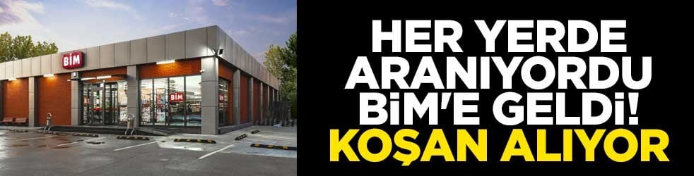 Her yerde aranıyordu BİM'e geldi! Koşan alıyor