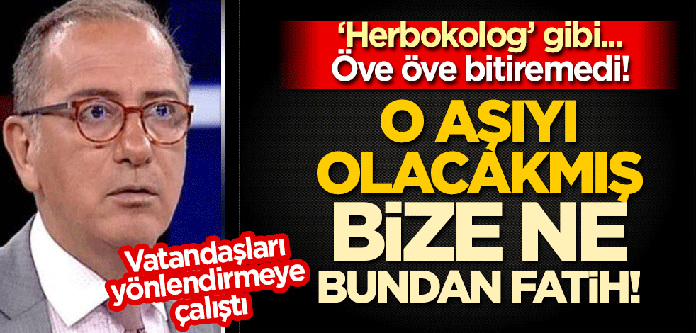 'Herbokolog' gibi... Öve öve bitiremedi! 'Ordinaryus' Fatih Altaylı: O aşıyı olacağım