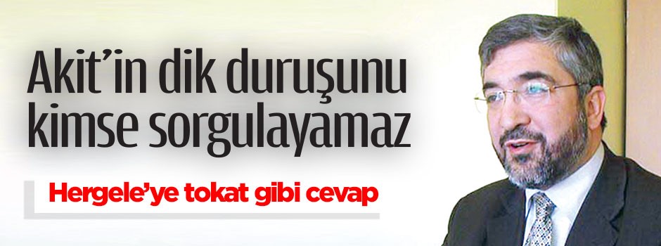 Hergele’ye tokat gibi cevap