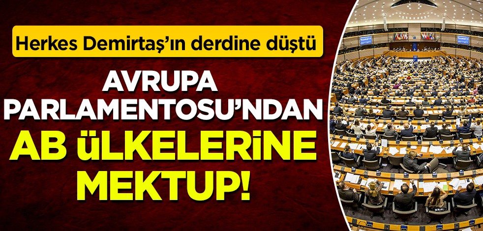 Herkes Demirtaş'ın derdine düştü: Avrupa Parlamentosu'ndan mektup!