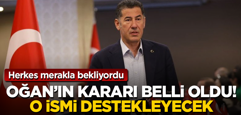 Herkes merakla bekliyordu! Sinan Oğan'ın kararı belli oldu! O ismi destekleyecek