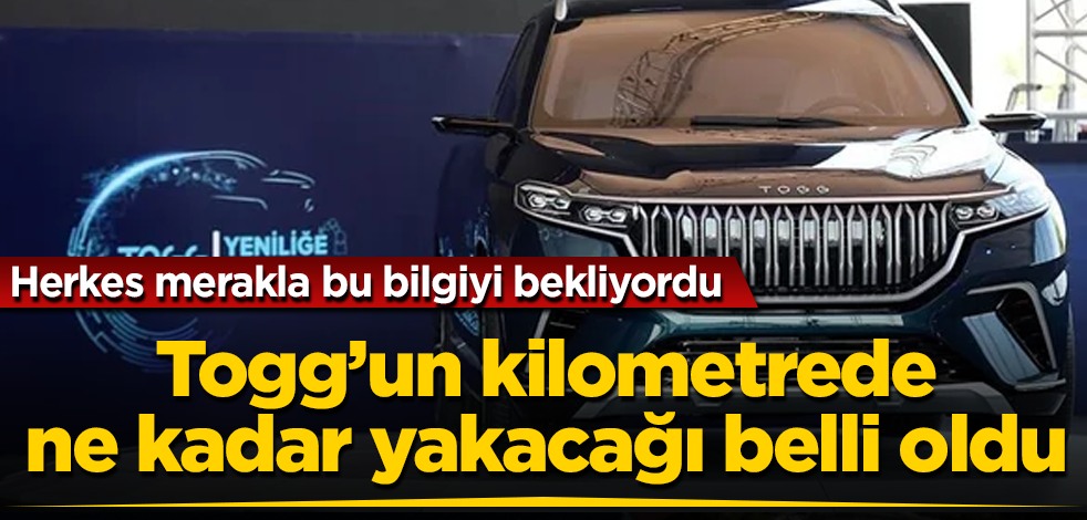 Herkes merakla bu bilgiyi bekliyordu! Togg'un kilometrede ne kadar yakacağı belli oldu