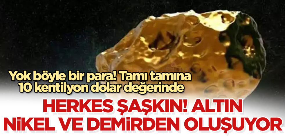 Herkes şaşkın! Yok böyle bir para! Tamı tamına 10 kentilyon dolar değerinde! Altın, nikel ve demirden oluşuyor