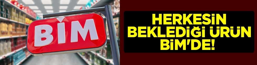 Herkesin beklediği ürün BİM'de! 30 Haziran aktüel ürünleri