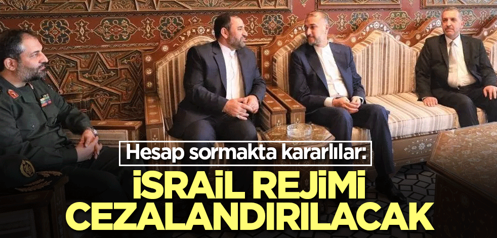 Hesap sormakta kararlılar: İsrail rejimi cezalandırılacak