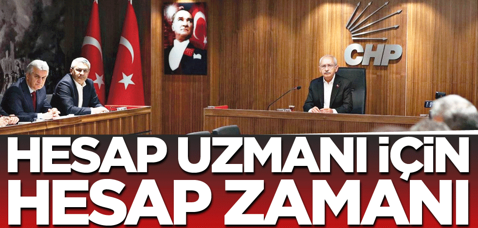 Hesap uzmanı için hesap zamanı!