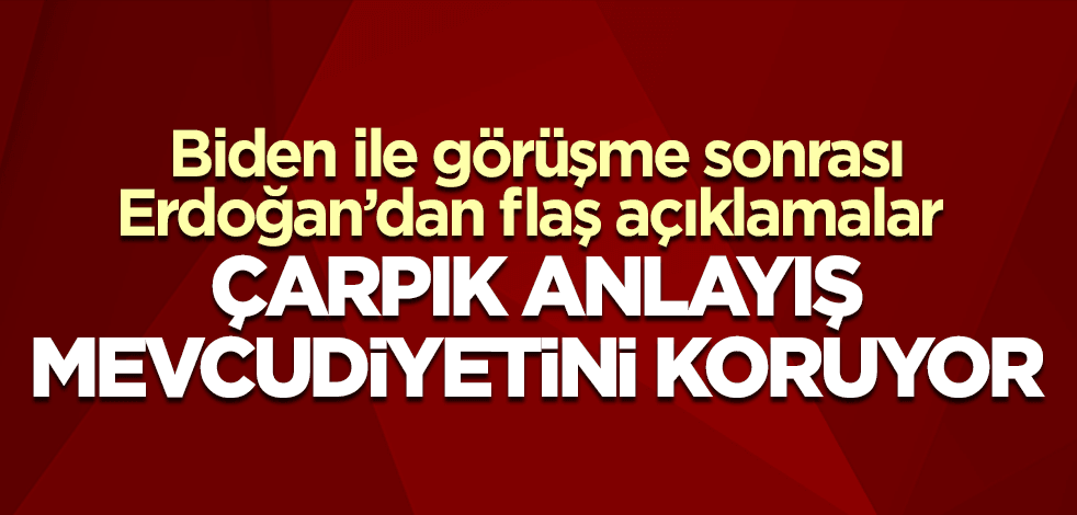 Heyetler arası görüşme sona erdi! Başkan Erdoğan'dan önemli açıklamalar