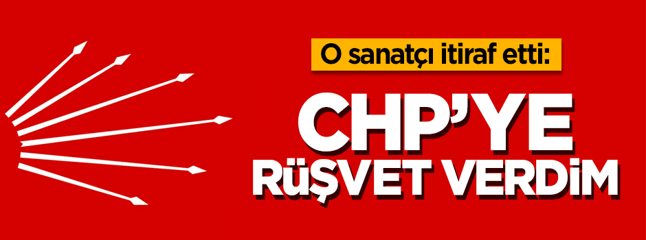 Heykeltıraş Çiçen: CHP’li belediyeye rüşvet verdim