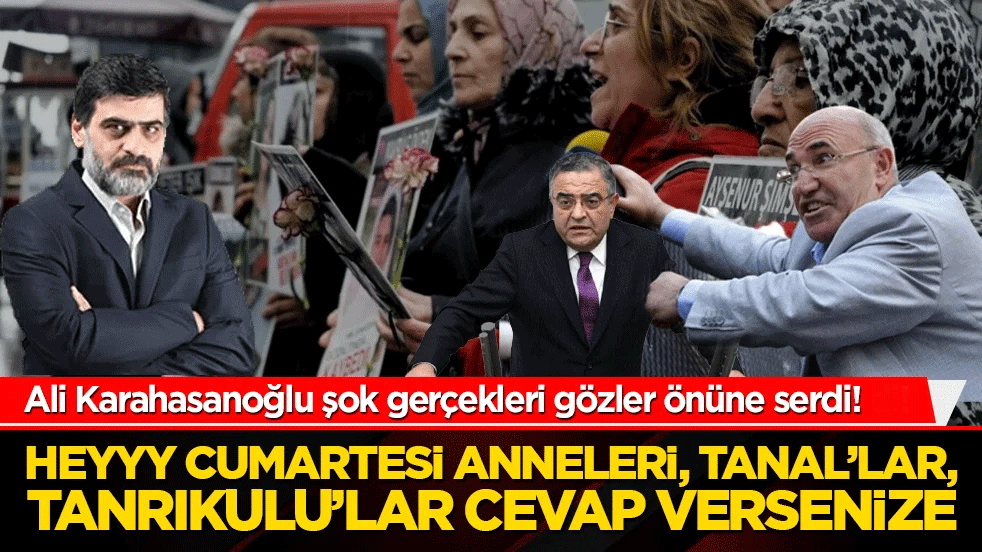 Heyyy Cumartesi Anneleri.. Tanal’lar, Tanrıkulu’lar. Cevap versenize.