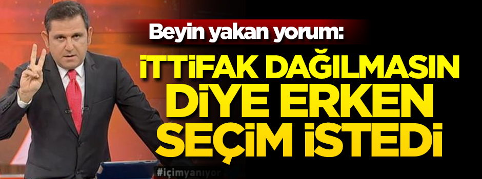 Hezimeti daha erken yaşamaktan korkan Portakal'dan ilginç iddia