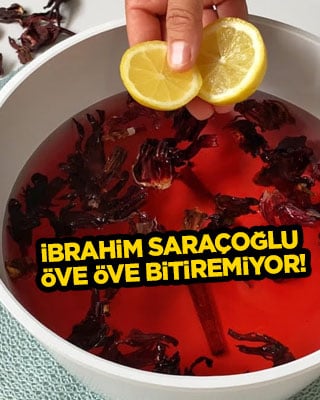 Hibiskus şerbeti tarifi: İbrahim Saraçoğlu öve öve bitiremiyordu!