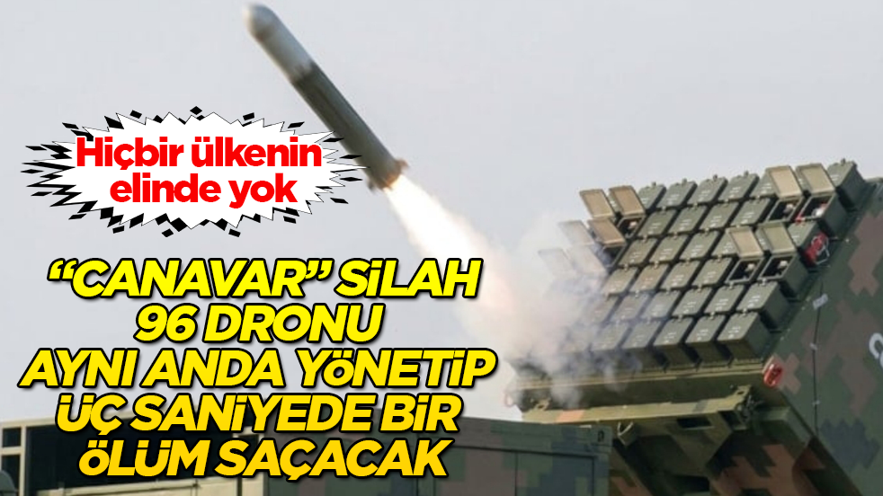 Hiçbir ülkenin elinde yok! “Canavar” silah, 96 dronu aynı anda yönetip üç saniyede bir ölüm saçacak