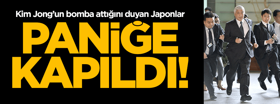 Hidrojen bombasını duyan Japon Bakan paniğe kapıldı