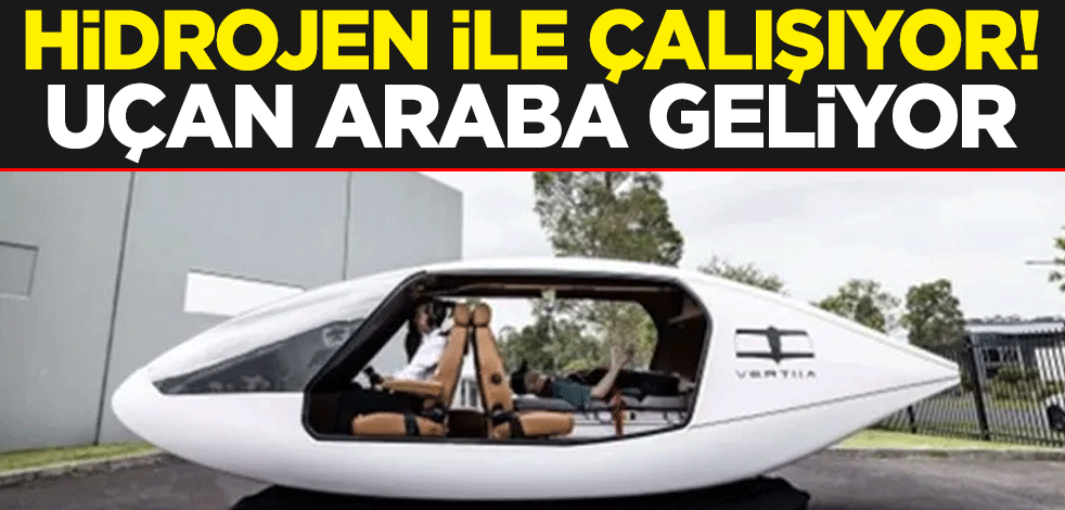 Hidrojen ile çalışıyor! Uçan araba geliyor