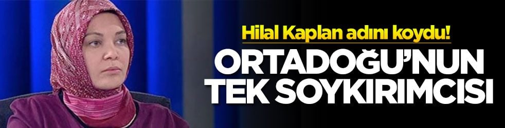 Hilal Kaplan adını koydu! Ortadoğu'nun tek soykırımcısı