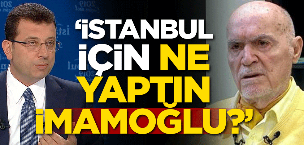 Hıncal Uluç çok sert çıktı: İstanbul için ne yaptın İmamoğlu?