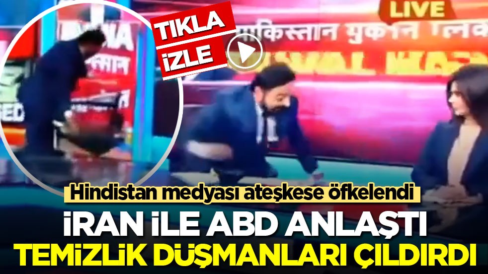 Hindistan medyası ateşkese öfkelendi! İran-ABD anlaştı temizlik düşmanları çıldırdı