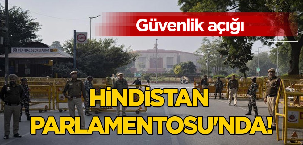 Hindistan Parlamentosu'nda 22 yıl önce kanlı saldırı oldu! Yıl dönümünde güvenlik açığı: milletvekili sıralarına atladı