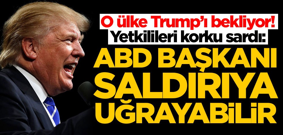 Hindistan Trump'ı bekliyor! Yetkilileri korku sardı: ABD Başkanı saldırıya uğrayabilir