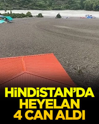 Hindistan’da heyelan 4 can aldı