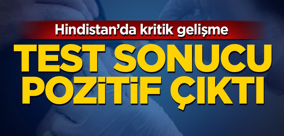 Hindistan'da iki doz aşı olan sağlık çalışanının testi pozitif çıktı