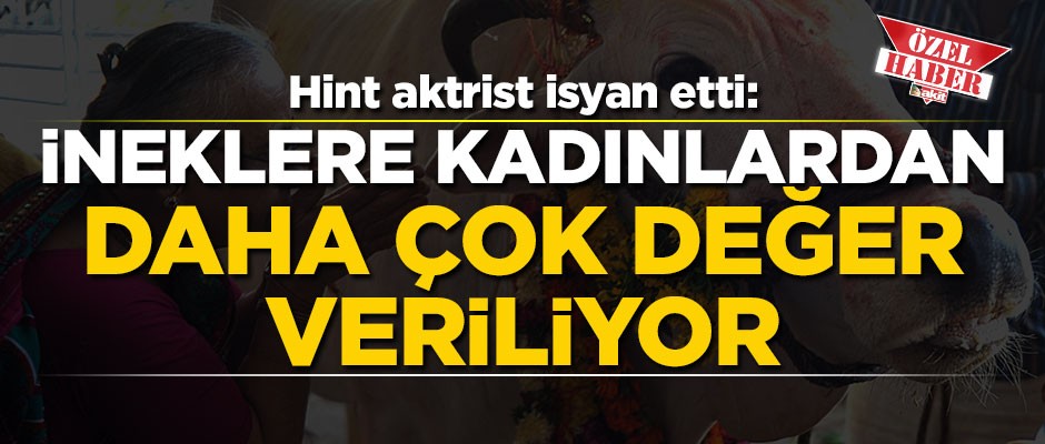 "Hindistan’da ineklere kadınlardan çok değer veriliyor"