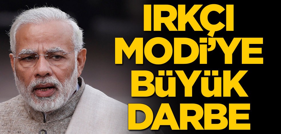 Hindistan'ın ırkçı Başbakanı Modi'ye seçimlerde büyük darbe!