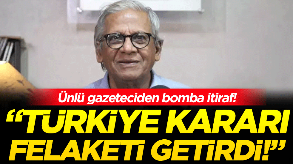 Hintli gazeteciden bomba itiraf: Türkiye kararı felaketi getirdi!