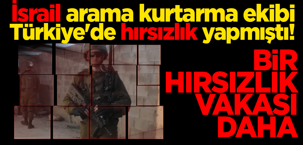 Hırsız Yahudi iş başında