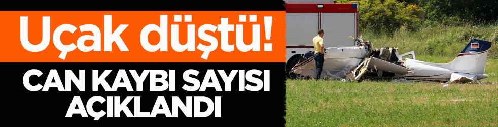 Hırvatistan'da uçak düştü! Can kaybı sayısı açıklandı
