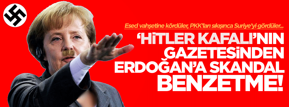 Hitler kafalı gazeteden Erdoğan'a Stalin benzetmesi!