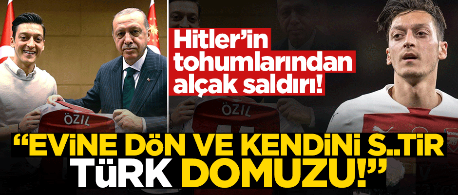 Hitler’in tohumlarından Mesut Özil’e alçak hakaretler!