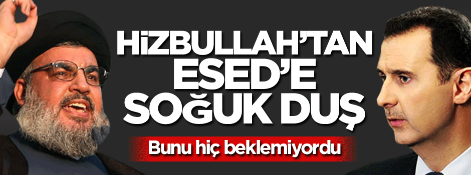 Hizbullah lideri Nasrallah'tan Esed'in toprağında Esed'e veto