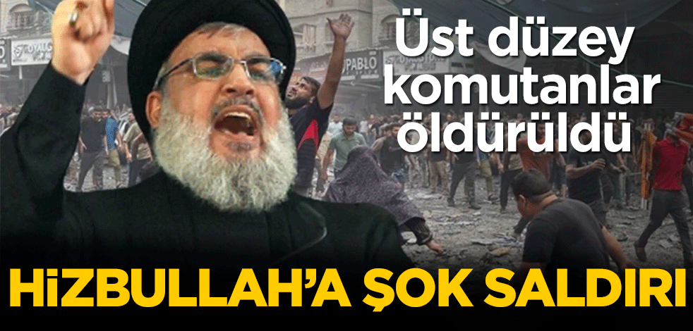 Hizbullah'a şok saldırı: Üst düzey 4 isim öldürüldü