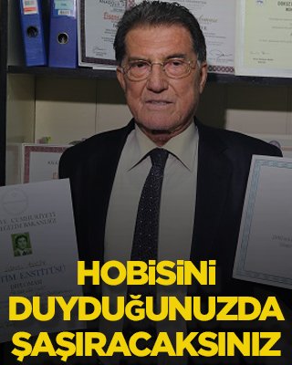 Hobisini duyduğunuzda çok şaşıracaksınız