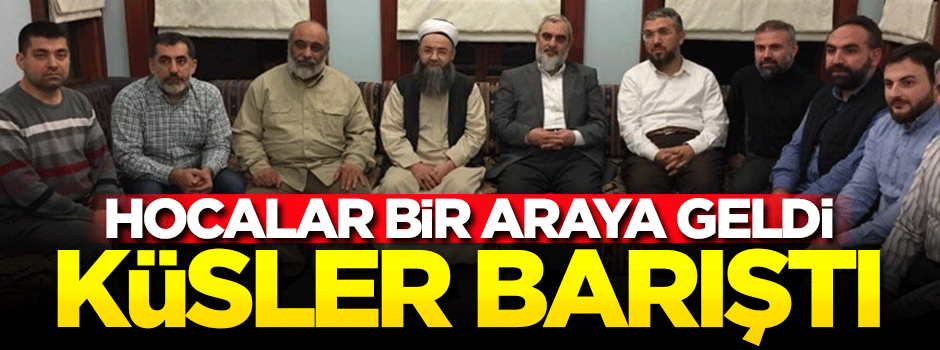 Hocalar bir araya geldi! Küsler barıştı...