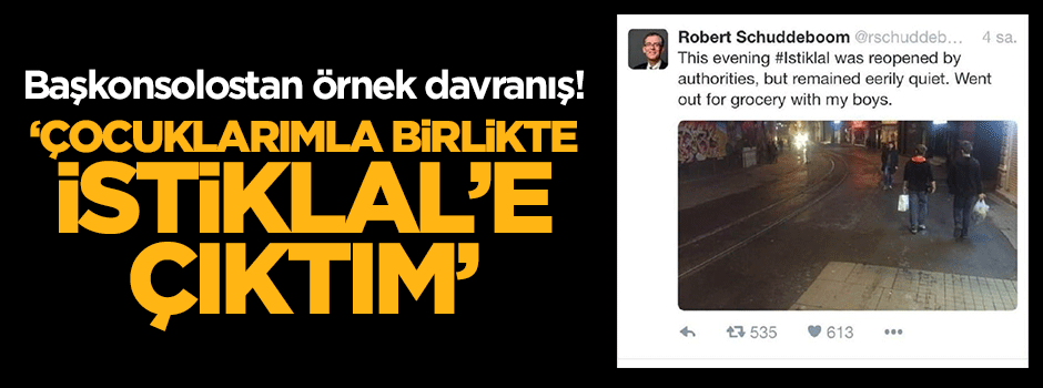 Hollanda Başkonsolosu'undan örnek davranış!