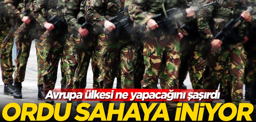 Hollanda ne yapacağını şaşırdı! Ordu sahaya iniyor