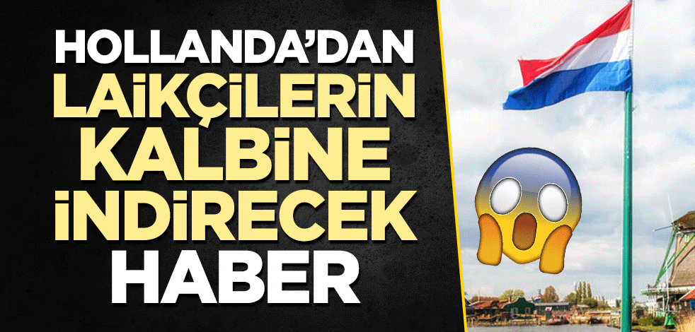 Hollanda'dan laikçilerin yüreğine indirecek haber!