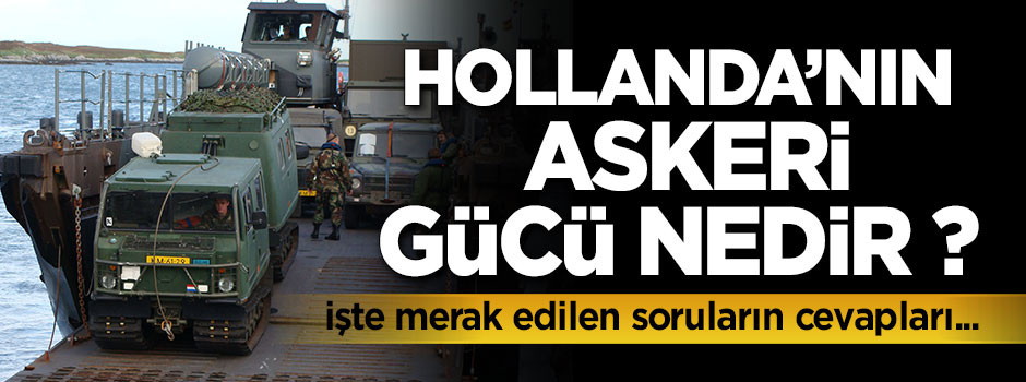 Hollanda'nın askeri gücü nedir ?