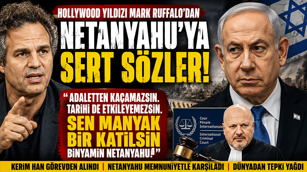 Hollywood yıldızı Mark Ruffalo'dan Netanyahu'ya sert sözler: 