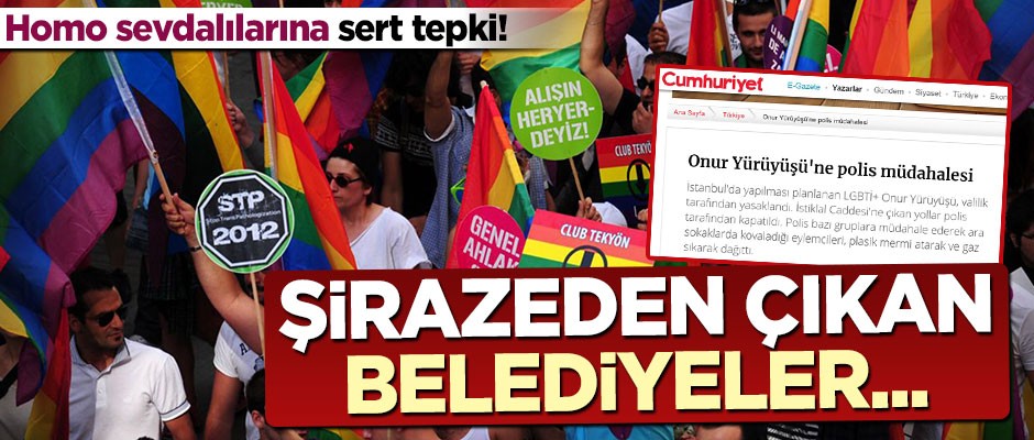 Homo sevdalılarına büyük tepki: Şirazeden çıkan belediyeler...