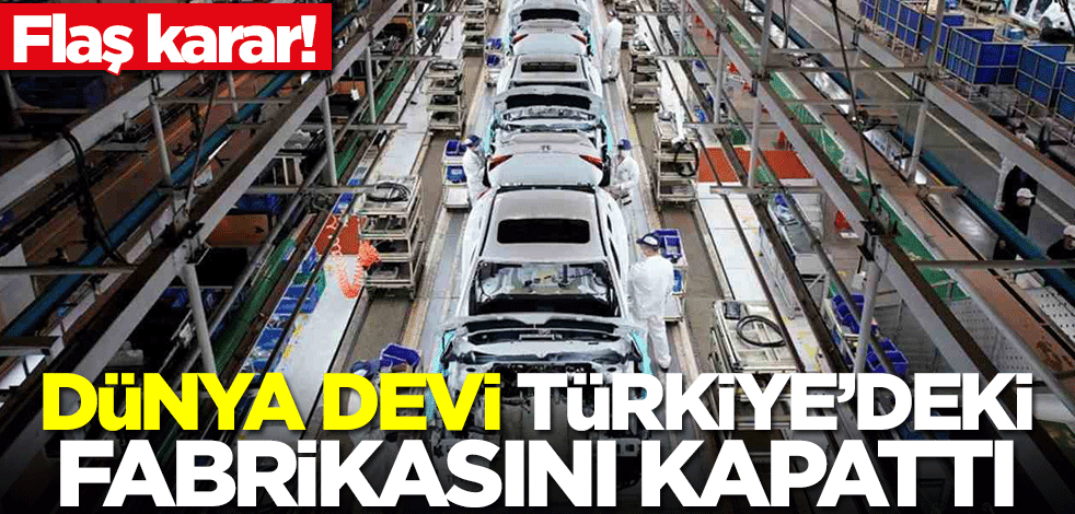 Honda'dan Türkiye kararı