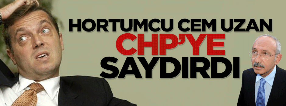 Hortumcu Cem Uzan'dan 'kopyacı CHP' eleştirisi