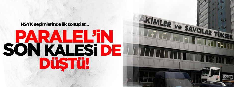 HSYK seçimlerinde ilk sonuçlar