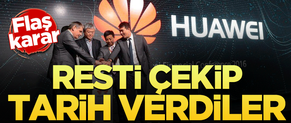 Huawei resti çekti! Kendi işletim sistemini kuracak