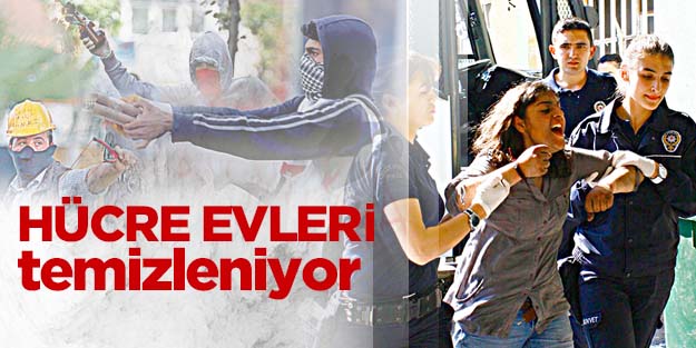 Hücre evleri temizleniyor