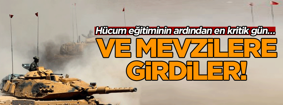 Hücum eğitiminin ardından en kritik gün… Ve mevzilere girdiler!