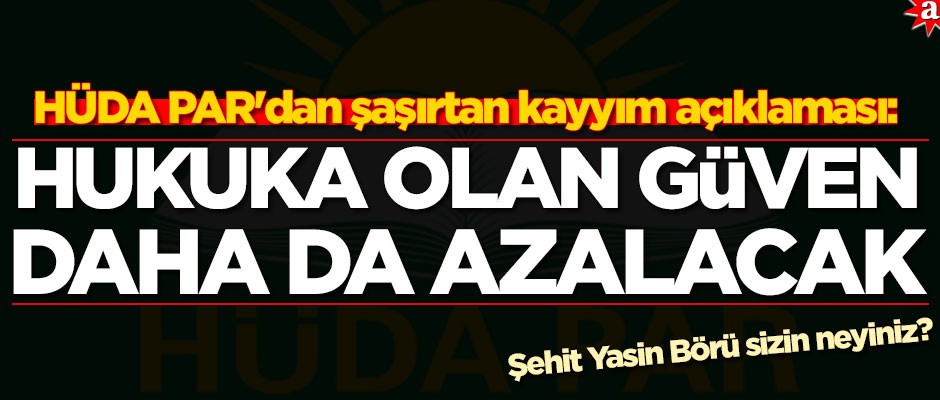 HÜDA PAR'dan şaşırtan kayyım açıklaması!
